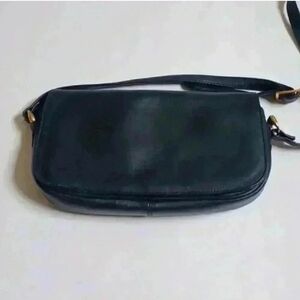 Jennifer Moore vintage Elegant Black Leather Women's Bag